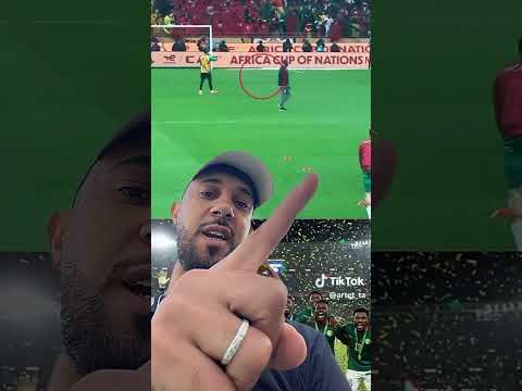 لقطة لم يراها احد البارحة السحر الاسود و ماما افريكا #afcon2025 #can2025