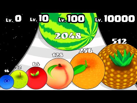 BALL RUN 2048 Fruit Merge - Games Gameplay Part 1