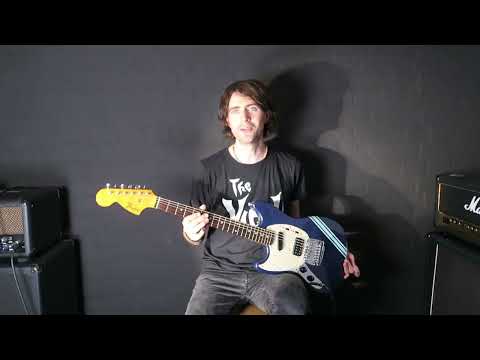 Fender 2011 Kurt Cobain Mustang Signature Lake Placid Blue Left Handed Nirvana Guitar image 26