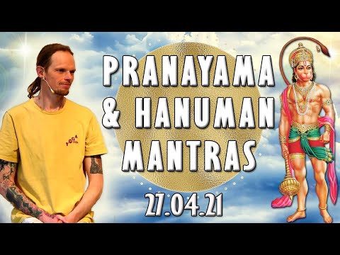 Fortgeschrittenes Pranayama & Hanuman Mantras mit Mahindra - Yoga Vidya - Live 08:10 -  27.04.2021