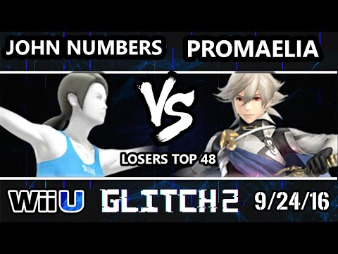 Glitch 2 Smash 4 - John Numbers (WFT) Vs. Promaelia (Corrin) SSB4 Losers Top 48 - Smash Wii U