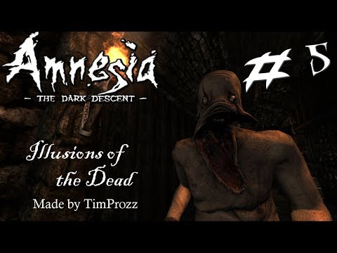 Amnesia custom story: Illusions Of The Dead part 5 - JUMPSCARE MANIA!!