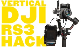 DJI RS3 Gimbal Vertical Monitor Rig