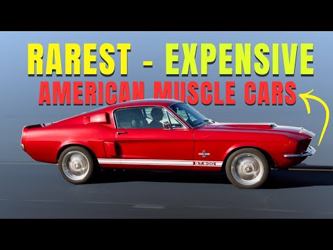 10 SUPER RARE and MOST EXPENSIVE Muscle Cars | You Didn't Know Existed!