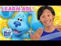 Learn ASL w/ Josh & Blue | Sign Language for Kids | Blue's Clues & You!