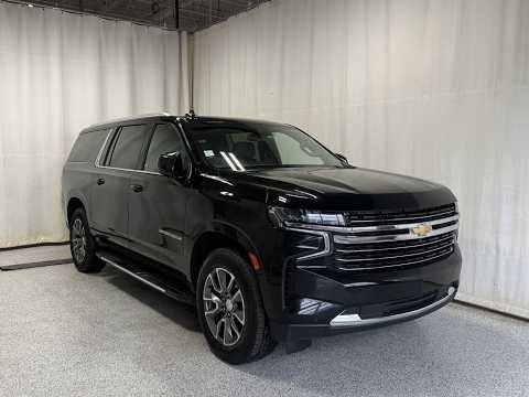 2024 Chevrolet Suburban 4WD 4dr LT in Black for sale at Park Mazda in Sherwood Park, AB