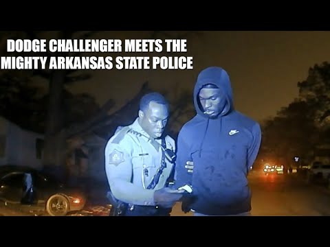 RECKLESS Dodge Challenger Meets the Mighty Arkansas State Police-BAD DECISION!!!