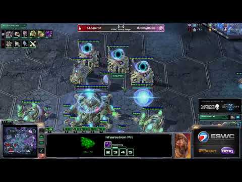 Starcraft 2 - Squirtle vs. JonnyREcco - ESWC 2012 Group Stage - StarCraft 2