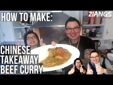 Ziangs How to make a Chinese Takeaway Beef Curry By Takeaway Owners