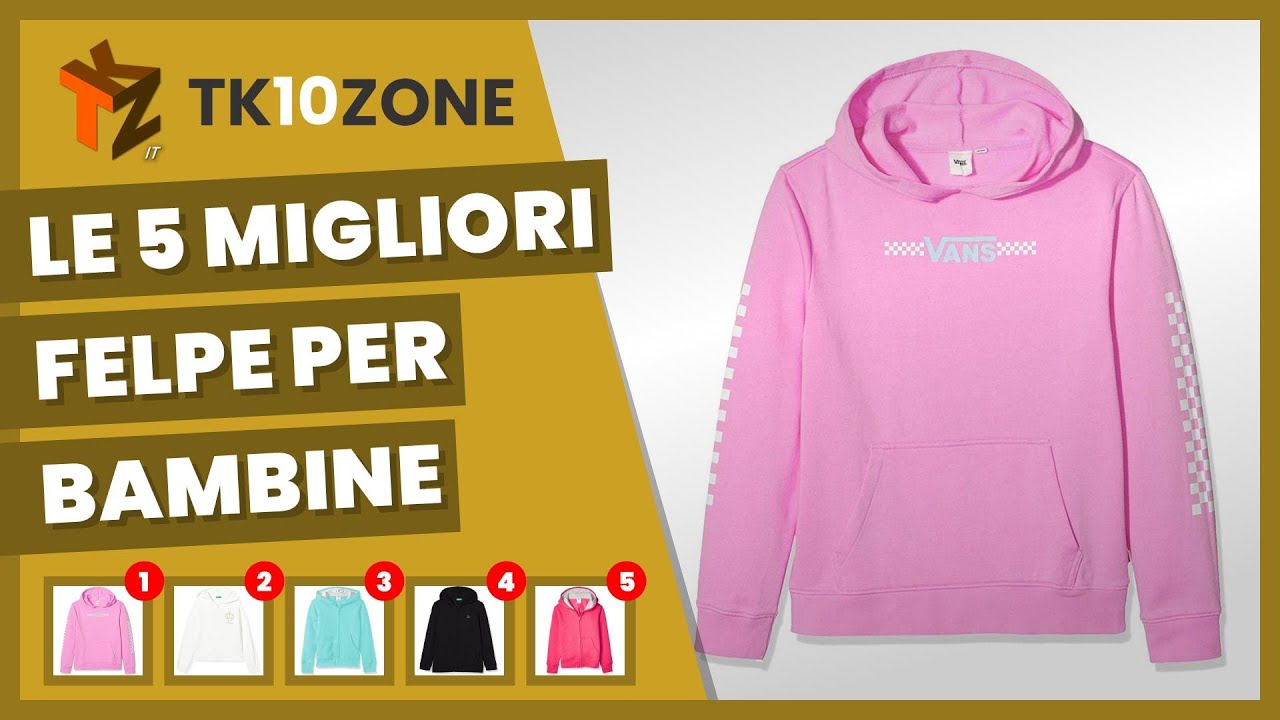Le 5 migliori felpe per bambine