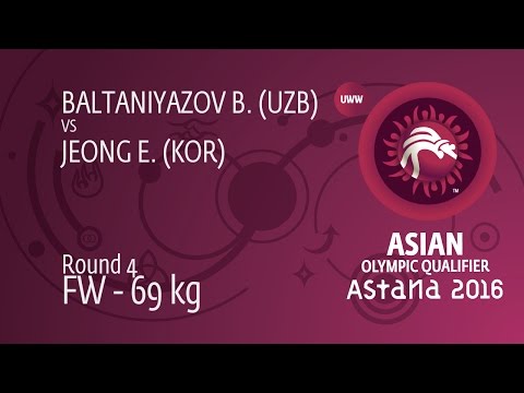 Round 4 FW - 69 kg: E. JEONG (KOR) df. B. BALTANIYAZOV (UZB), 9-2