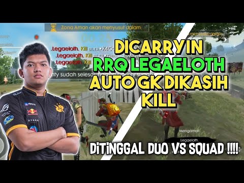 DICARRYIN KAPTEN TERKUAT DI BUMI RRQ LEGAELOTH, AUTO GAK DIKASIH KILL