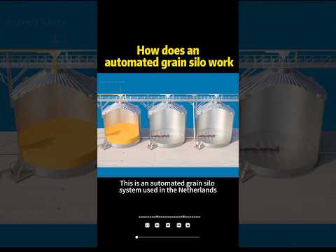 How does an automated grain silo work #knowledge