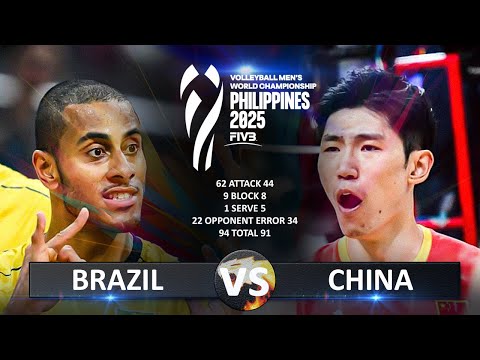Brazil vs China | Men's World Championship 2025