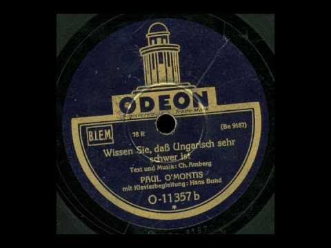 Wissen Sie, dass Ungarisch sehr schwer ist - Paul O'Montis