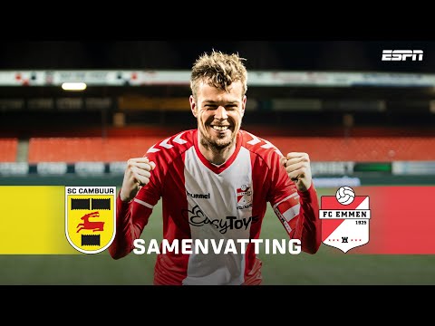 😱⏱️ 𝐃𝐄𝐆𝐑𝐀𝐃𝐀𝐓𝐈𝐄𝐊𝐑𝐀𝐊𝐄𝐑 BESLIST IN LAATSTE MINUUT! 🔥 | Samenvatting SC Cambuur - FC Emmen