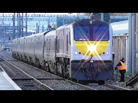 NIR 201 Class Loco + Enterprise Train - Clontarf Road Station, Dublin