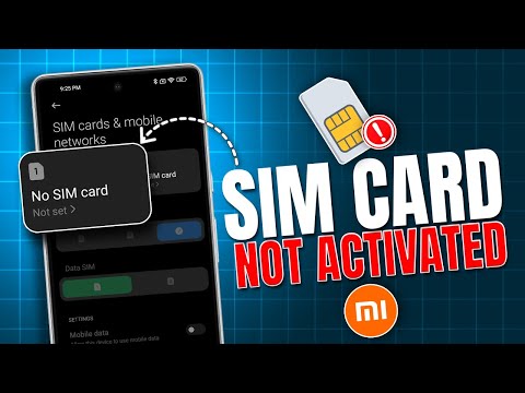 How To Fix SIM Card Not Activated in Xiaomi/Redmi Phone | SIM Activation Issue Solution