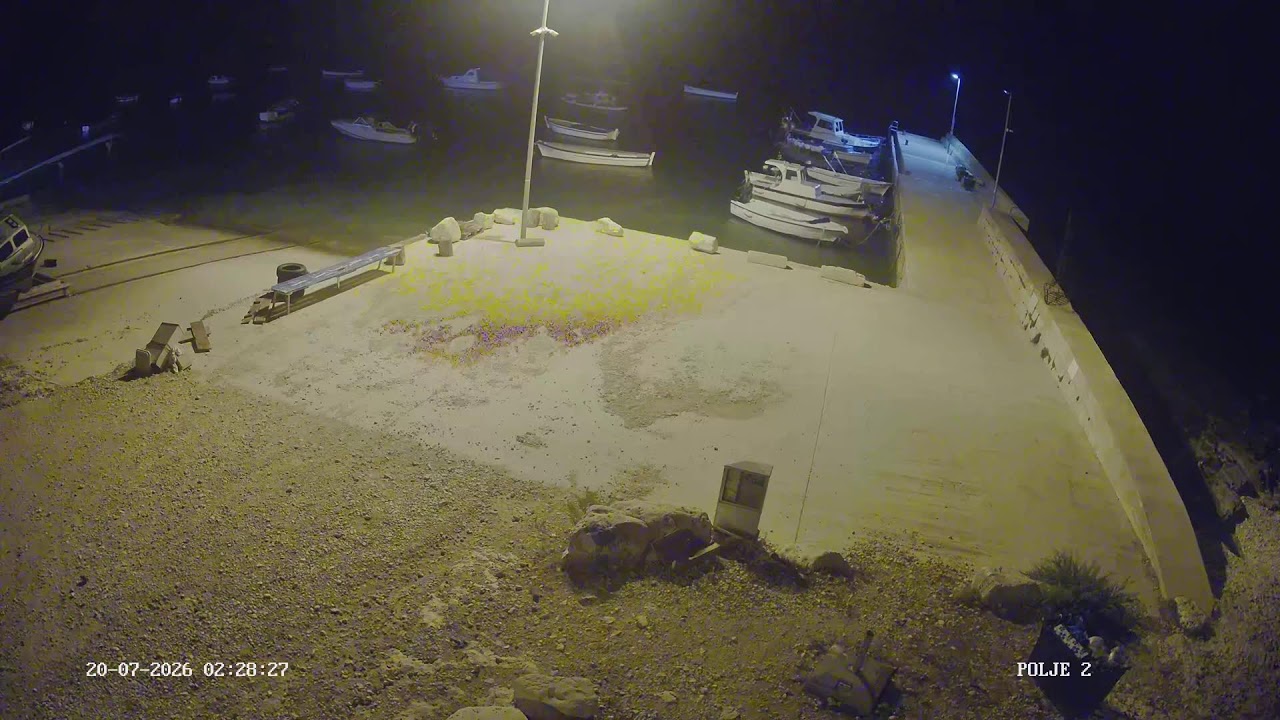 Live webcam view of Cala Polje en el Cabo Kamenjak
