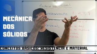 MECÂNICA DOS SÓLIDOS AULA 01 - CONCEITOS BÁSICOS
