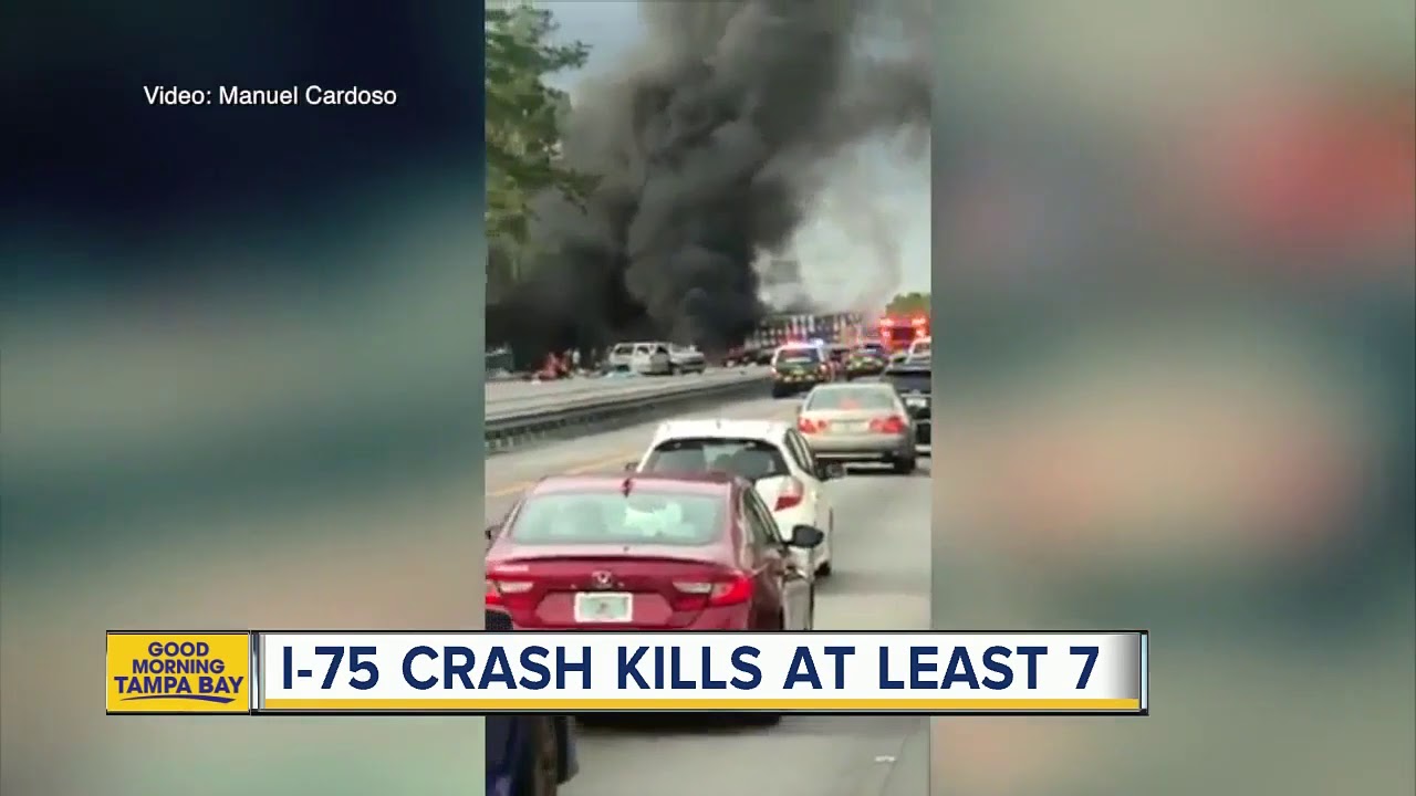 7 dead, including children, dead after fiery crash on I-75