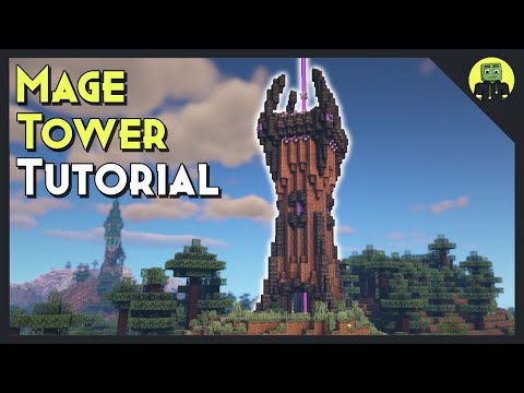 How To Build A Mage Tower In Minecraft! [Tutorial]