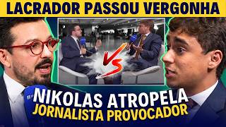 Nikolas REBATE Provocações e Faz Jornalista Passar Vergonha