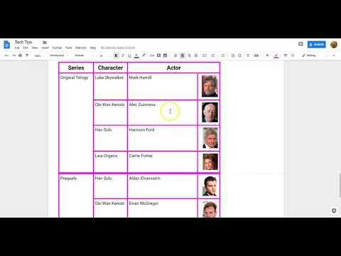 Changing Table Borders and Cell Color in Google Docs