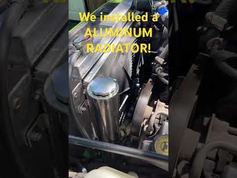 Wrangler TJ gets a new Aluminum Radiator!!! #jeep