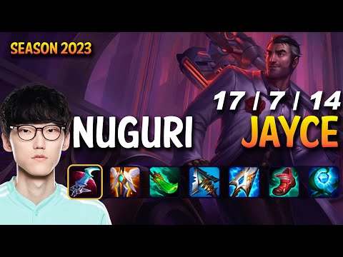 Nuguri JAYCE vs RENEKTON Top - Patch 13.23 KR Ranked