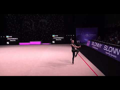 Viktoriia Onopriienko Clubs Final 34,200 SILVER - Grand-Prix "Miss Valentine 2023"