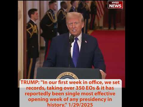 TRUMP: fed workforce to office on time, if not be terminated; 350 EOs most effective opening week