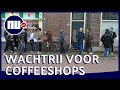 Lange rijen voor coffeeshops na aankondiging sluiten horecagelegenheden | NU.nl