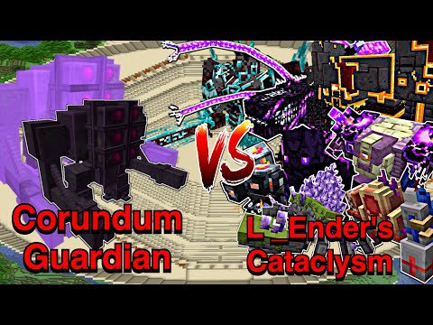 EPIC Minecraft Mob Battle: Corundum Guardian VS L_Ender's Cataclysm!
