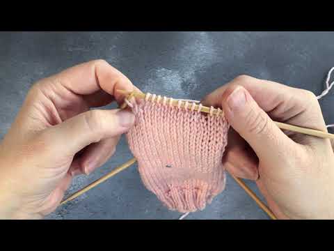 Knit School Sock Challenge, Day 3: Heel Turn on DPNs