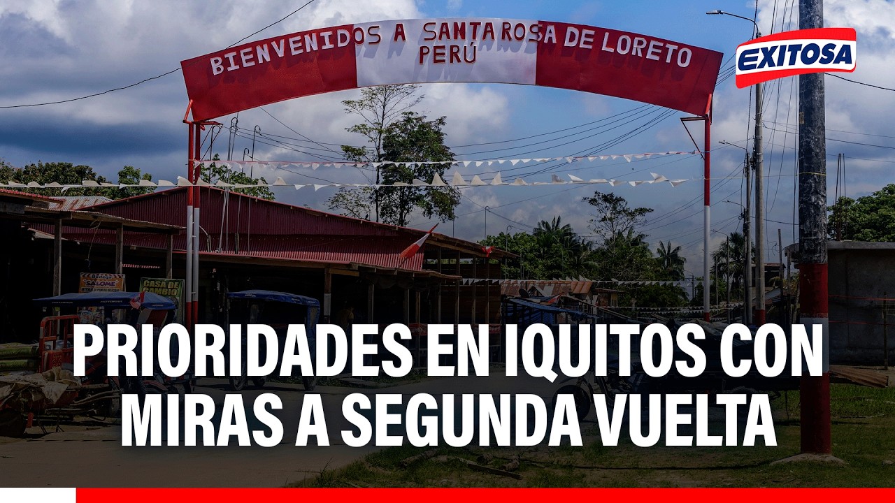 🔴🔵 Prioridades en Iquitos con miras a segunda vuelta