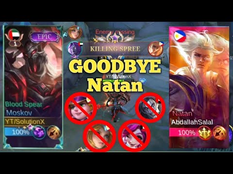 Goodbye Natan You Can't Bet My Moskov - Top 1 Global Build Moskov #moskov #mobilelegends #mlbb