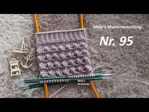 Sock pattern no. 95 - knitting in the round / knitting sock pattern