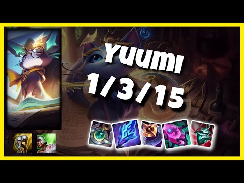 Yuumi vs Seraphine MOONSTONE RENEWER NA Challenger SUPPORT (1/3/15) - v10.24