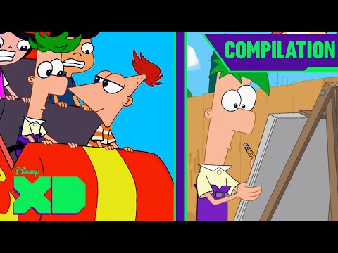 Phineas and Ferb Season 1 Best Moments | Compilation | @disneyxd