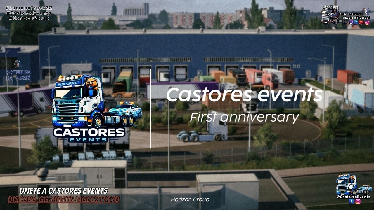 🎉 Así Celebramos el 1° Aniversario de Castores Events ETS2 TruckersMP 🚛🔥