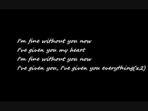 Armin Van Buuren Ft Jennifer Rene - Fine Without You (Radio Edit) Lyrics