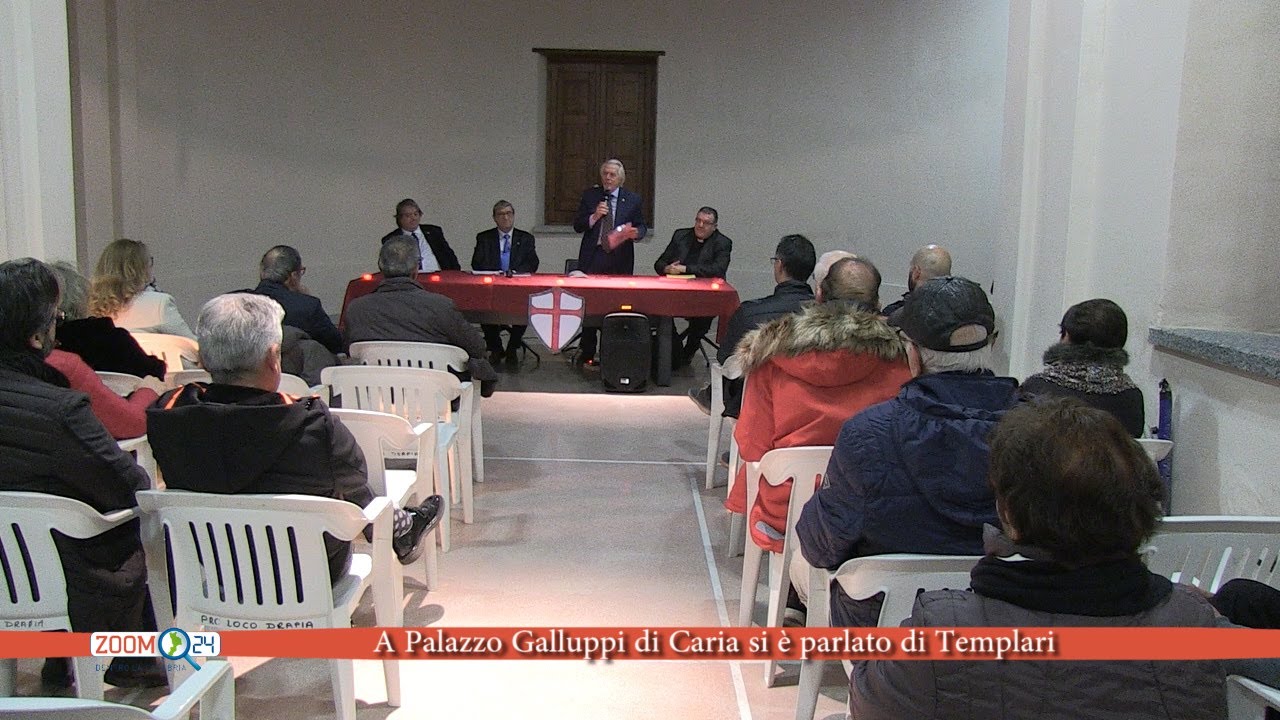 A Palazzo Galluppi di Caria si è parlato di Templari (VIDEO)