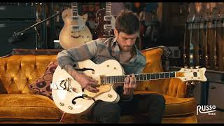 Video thumbnail for Snacks 091: Gretsch G6136T-59 Vintage Select Edition '59 White Falcon by Russo Music