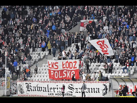 ŁKS Łódź - Sandecja Nowy Sącz (08.04.2022) Doping Kibiców
