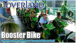 preview picture of video 'Booster Bike Motorbike Roller Coaster Left Side OnRide POV HD at Toverland Theme Park in Sevenum'