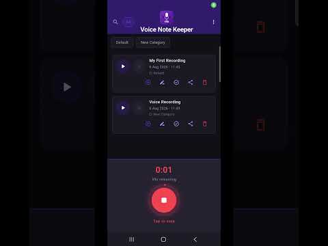 Voice Note Keeper - VNK video thumbnail