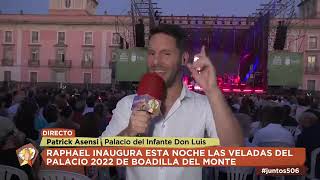 Raphael en Boadilla del Monte. 28.06.2022. Telemadrid.