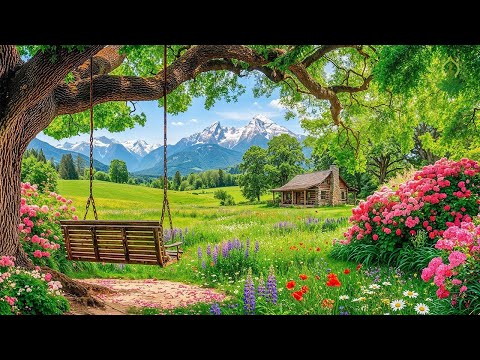 (No Ads) Beautiful Spring Music ❄️ Beautiful Relaxing Music For Calming The Soul With Gentle Tunes