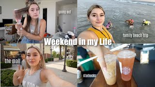 A weekend in my life | shopping, family trip, grwm